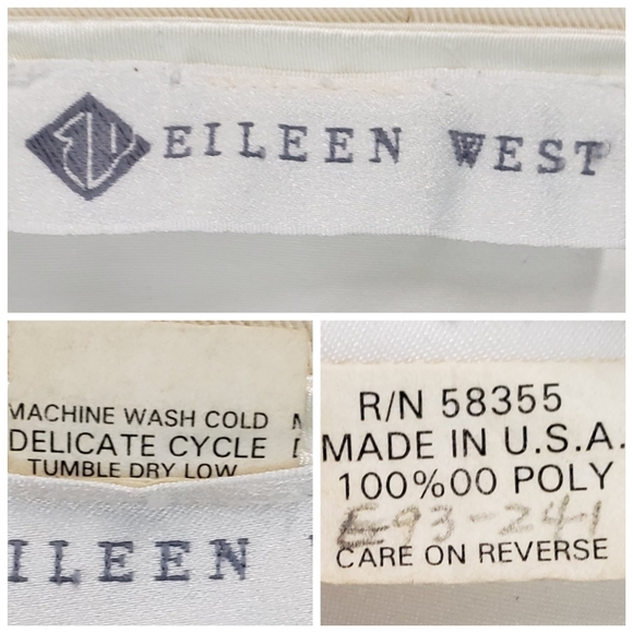 Eileen West Chemise White Slip - Picture 7 of 14